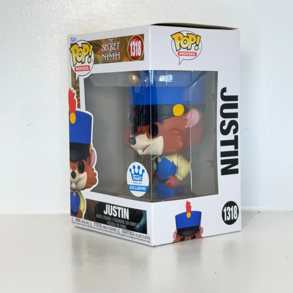 Funko Pop Justin #1318 The Secret of NIMH Animated Movie Vinyl Figure
